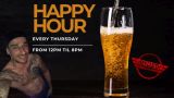 HAPPY HOUR with BARTENDER CHRIS: Thursdays, 12PM to 8PM!