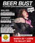 BEER BUST: A LEATHER QUEER WEEKEND FUNDRAISER + DJ DYENAMO: Sunday, 03/29/26 @3:30 PM. $6.00 cover.